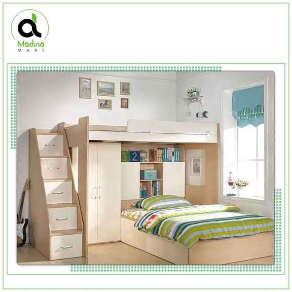 Wooden Kids Bunk Bed