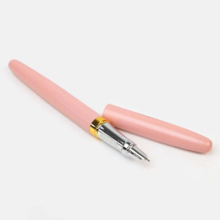 FANCY FOUNTAIN INK PEN WITH PLASTIC CASE