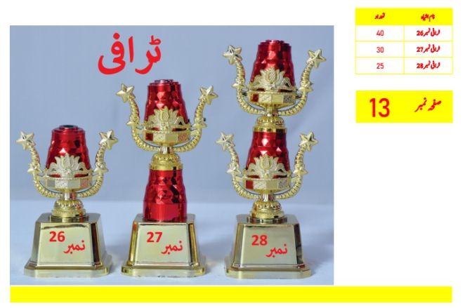 Plastic Cup Trophy SKU:50018