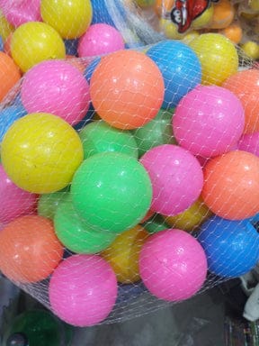 Plastic balls different colors