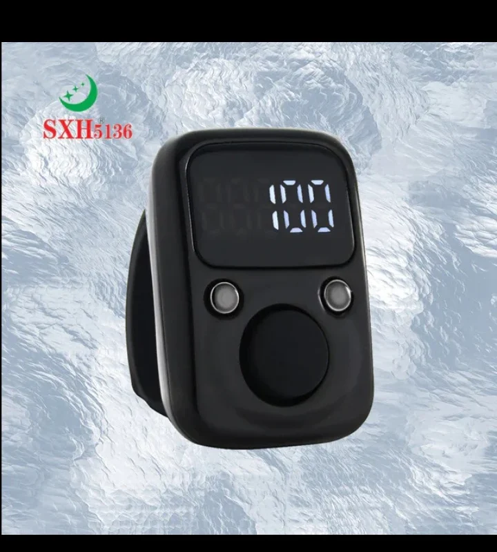 Electric Finger Tally Counter Digital Tasbih Zikr Ring