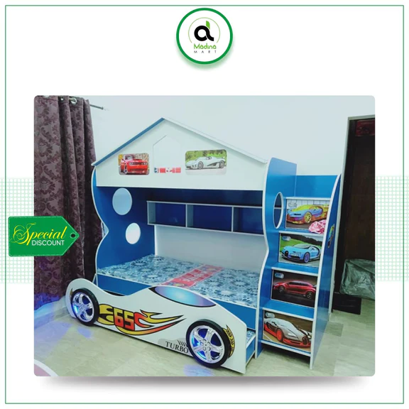 Blue Kids Bunk Bed