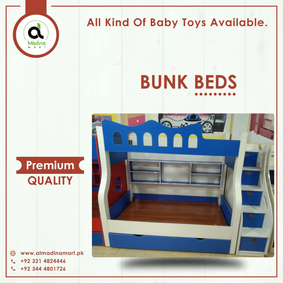 Wooden Kids Bunker Bed