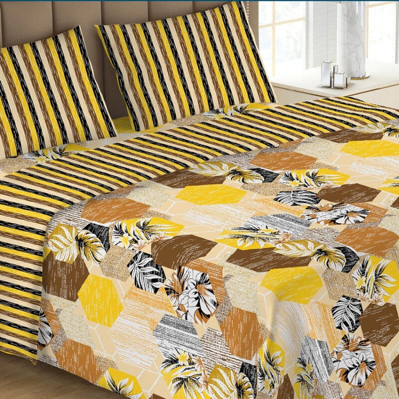 Printed Double Bed Sheet - YD-15