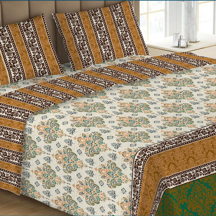 Printed Double Bed Sheet - YD-8