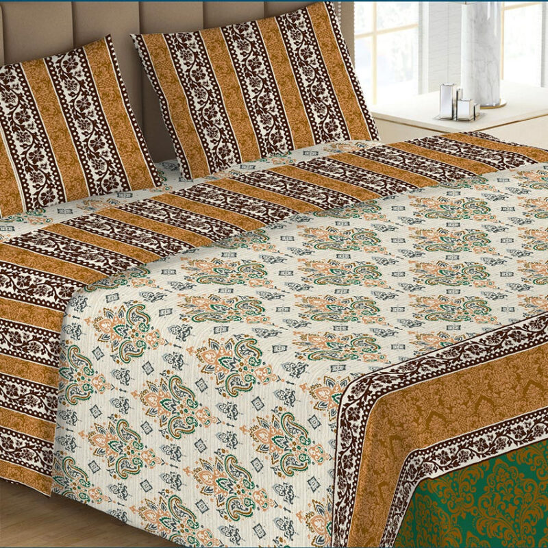 Printed Double Bed Sheet - YD-8